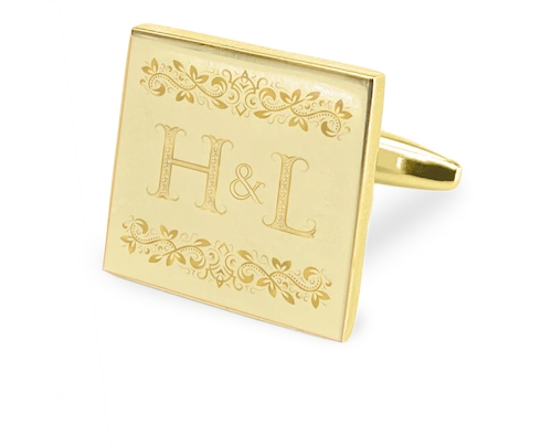 Personalise your cufflinks