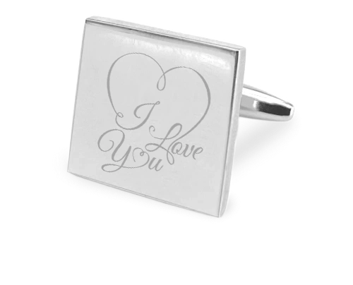 Personalise your cufflinks